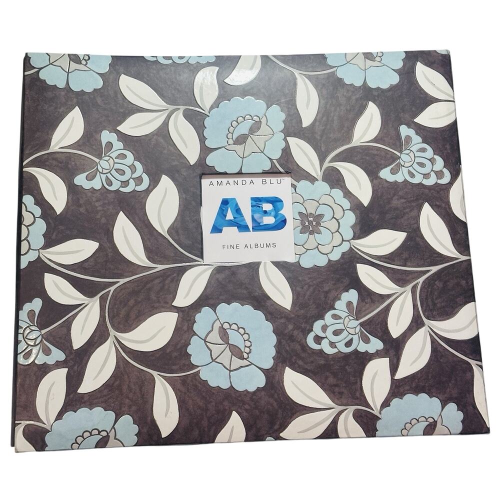 Amanda Blu AB Fine Scrapbook 12 X 12 Album Pages floral wallpaper pattern Photos